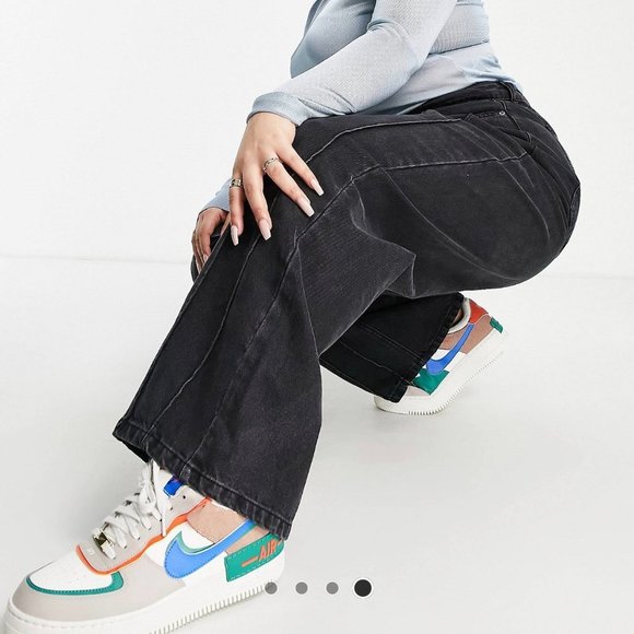 ASOS | Women’s | Plus High Rise Straight Dad Jeans with Front Seams | Size: 16 - Picture 8 of 8